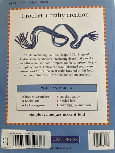 Vintage Crochet Book: Kids Can Do It; Crocheting by Gwen Kinsler - Picture 3 of 3