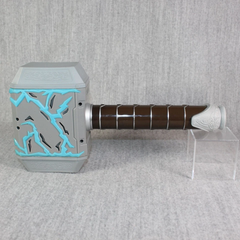 HASBRO MARVEL Thor Battle Hammer Soft Foam Noise Effect 2017 Play Toy Cosplay - Bild 4 von 4