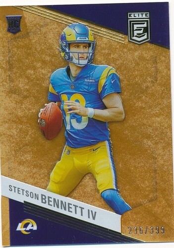 STETSON BENNET IV 2023 DONRUSS ELITE ORANGE #182 RC ROOKIE SP RAMS #236/399 MINT