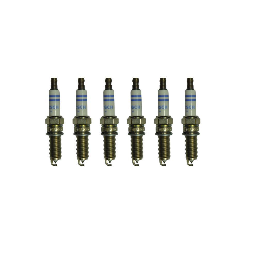 Bosch OE Fine Wire Double Platinum Set of 6 Spark Plugs .8mm Gap For Mercedes V6