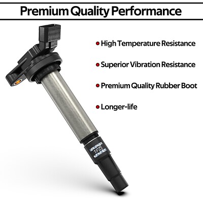 4 Genuine Ignition Coil For Denso 90919-02258 673-1310 Toyota