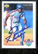 1992 UPPERDECK AUTOGRAPH/SIGNED #65 RONDELL WHITE EXPOS NM/MT E020897