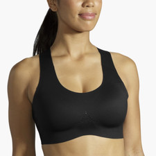 Brooks L87324 Black Dare Cross-Back 2.0 Run Support Bra Woman's Size 38 C/D