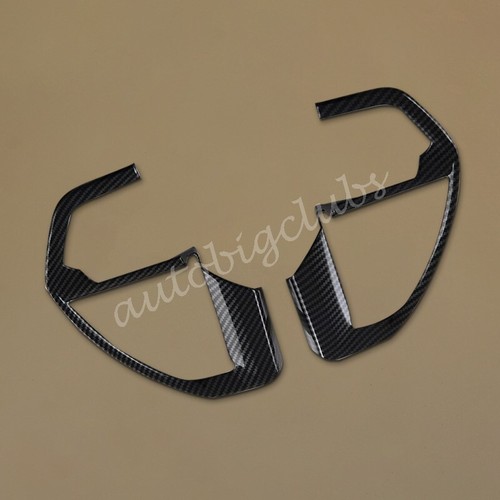 For Toyota Tundra 2022-2023 Carbon Fiber Steering Wheel Cover Trims Accessories - Picture 3 of 5
