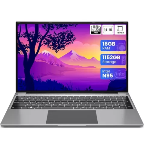 jumper Laptop, 16GB RAM 1152GB Storage, Laptop Computer with Celeron N5095. B3