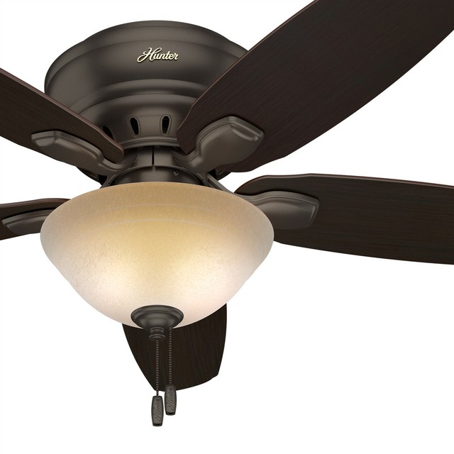 Mainstays 52 Ceiling Fan With Light Kit Bright Brass 17809 For