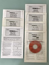 7 X Roland Complete Orchestra SRX-06 Original Manual SRX-02 03 06 09 10 CD ROM