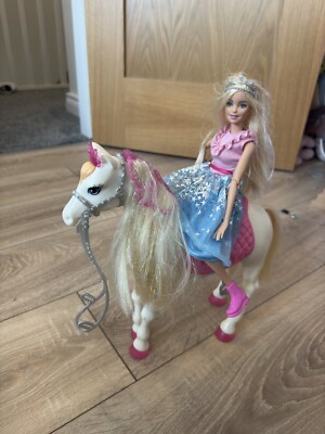 Barbie Princess Adventure Prance Shimmer Horse and Barbie