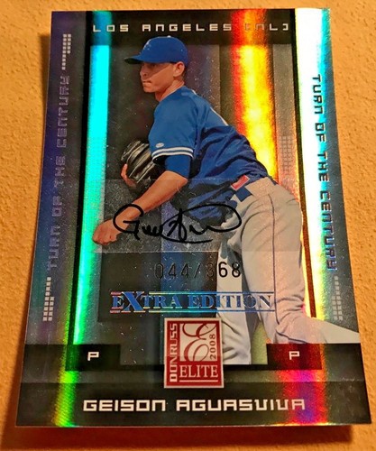 2008 Elite Extra Edition GEISON AGUASVIVA RC Rookie AUTO AUTOGRAPH /368 - Picture 1 of 1