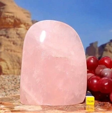 Rose Quartz Large Polished Freeform - Natural Crystal Healing Chakra Reiki 546g
