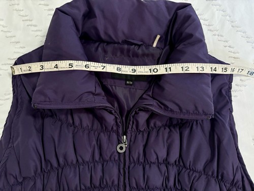 COLEBROOK Purple Size 18/20 Women's Down Feather Insulated Puffy Vest Jacket - Picture 5 of 10