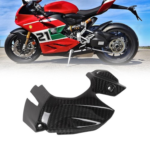 For Ducat Panigale V2 Spocket Gear Cover Motorcycle 100% Carbon Fiber - Gloss - Picture 3 of 14