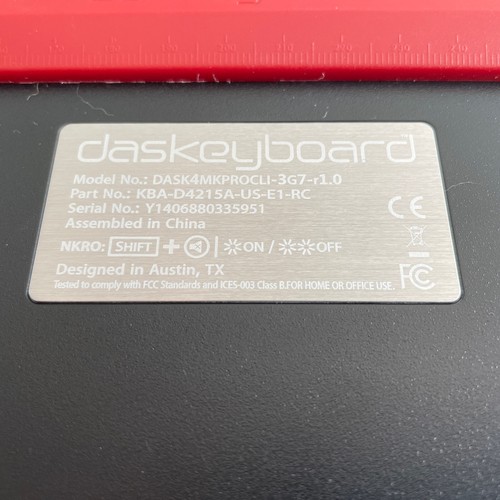Das Keyboard 4 Professional Wired Mechanical Keyboard Cherry DASK4MKPROCLI-3G7 - Picture 4 of 4