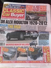Classic Car Paper Single Classic Car Weekly 19 December 2012