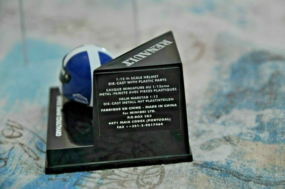 Casque David Coulthard HF002 Williams Renault Onyx 1/12 F1 helmet Formule 1 - Immagine 3 di 4