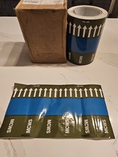 5x Pipe Identification ID Tape UK- Mains Cold Water Service  FLOW