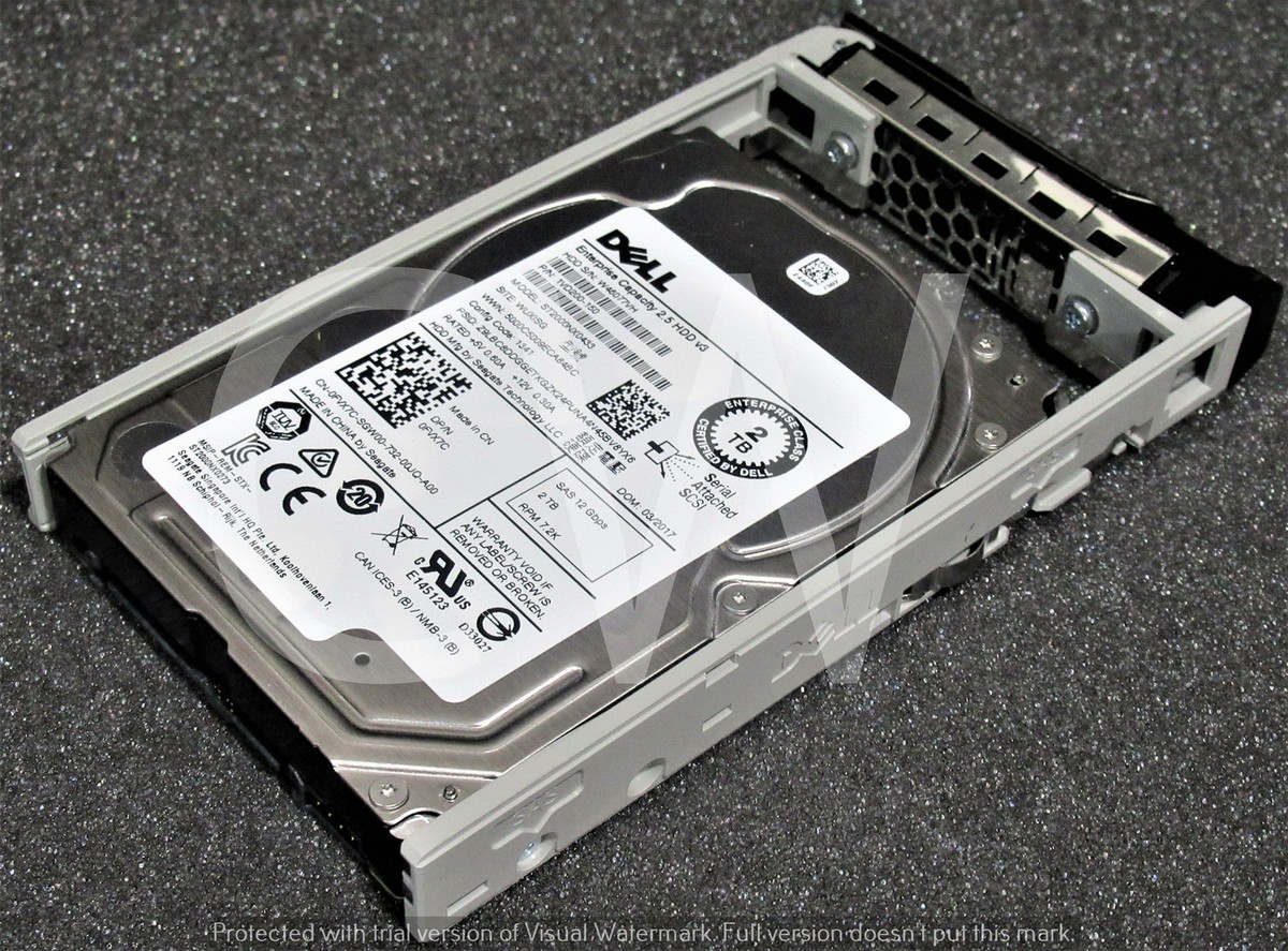 FVX7C 0FVX7C Dell ST2000NX0433 2TB 7.2K RPM 12Gb/s 2.5