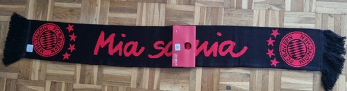 Schal FC BAYERN MÜNCHEN "Mia san mia", rot aufschwarz, NEU und ungetragen TOP