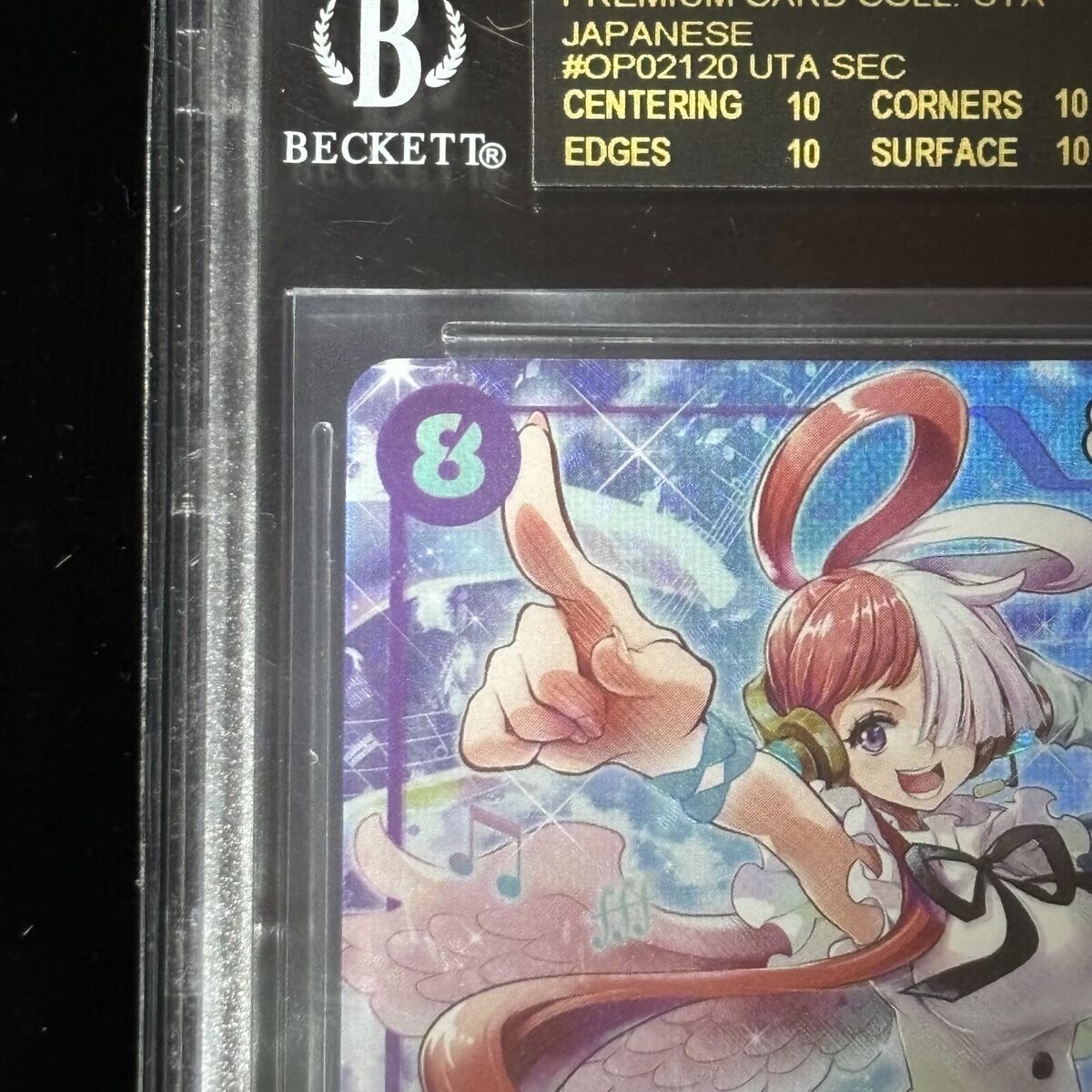 BGS 10 Black Label One Piece Premium Card Collection Uta BGS 10 Black Label One Piece Premium Card Collection Uta