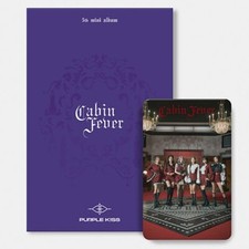 PURPLE KISS [CABIN FEVER] 5th Mini Album POCA Ver/QR Card+2 Card+2 Sticker+GIFT