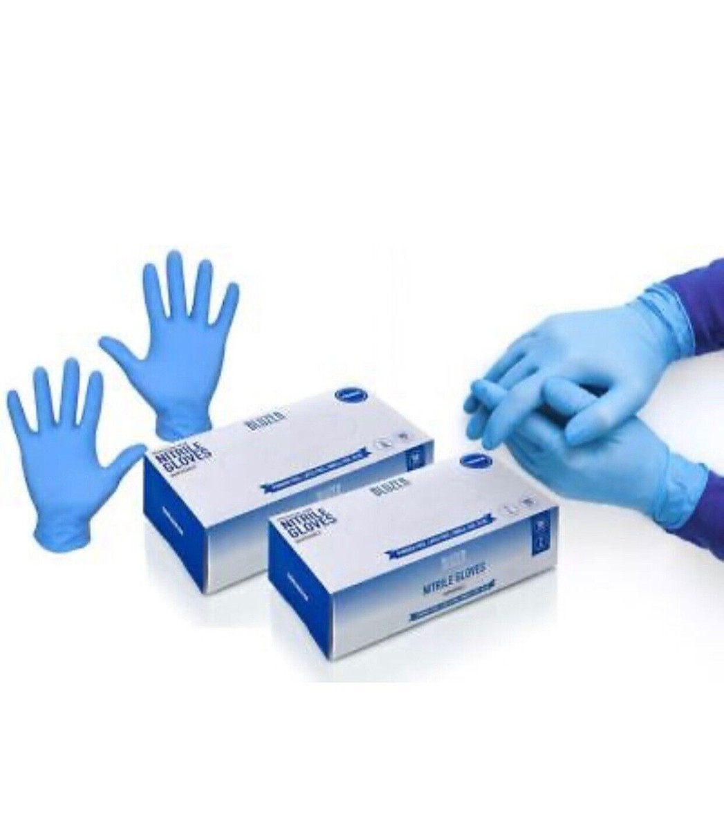 Disposable Nitrile Gloves Powder Free Latex Free Single-use Boxed