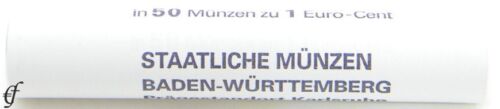 Allemagne rouleau RFA 1 cent 2017 G Karlsruhe avec 50 pièces fraîches frappées - Photo 1/1