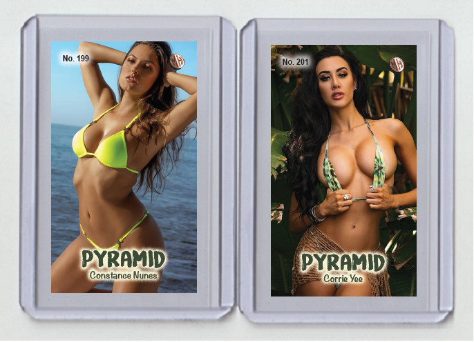 Corrie Yee rare MH Pyramid #'d x/3 Tobacco card no. 201