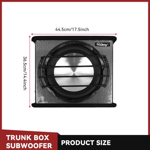 12” inch Car Audio Active Amplified Built in Amplifier Bass Sub Boom Box 4000W - Picture 13 of 14