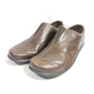 Merrell Quest Flex Slip On Shoes Women's Size 6.5/37 Brown Leather