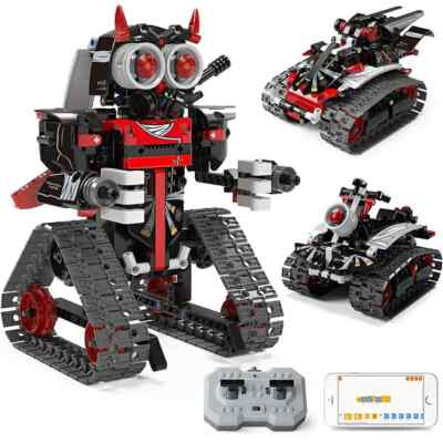 Bauspielzeug Technik Roboter Bauset Spielzeug App-Ferngesteuert Roboticset