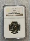 1959 WASHINGTON PROOF SILVER QUARTER 25C NGC PF67  ~~ NO SPOTS ~~