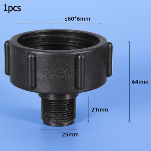 Universal IBC Tank Connector Adapter S60 x6 to 12 Reliable Performance - Afbeelding 1 van 4