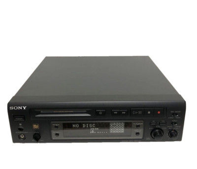 SONY MDS-S37 MiniDisc Recorder Deck Black Good GP