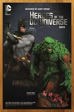 2012 DC Direct Busts Statues Print Ad/Poster Batman Swamp Thing Gary Frank Art