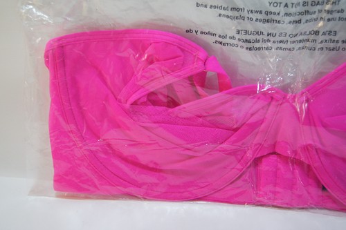Smart and Sexy Hot Pink Electric Underwire Mesh 42D Women's Bra Lingerie Woman - 第 2/8 張圖片
