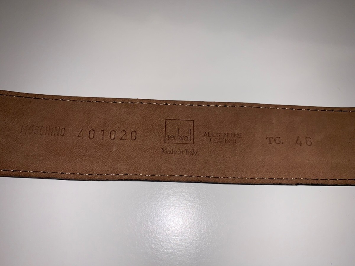 ベルト MOSCHINO COUTURE Woman Belt Brown 80018268 1103 Authentic Moschino Women's Leather Belt | eBay