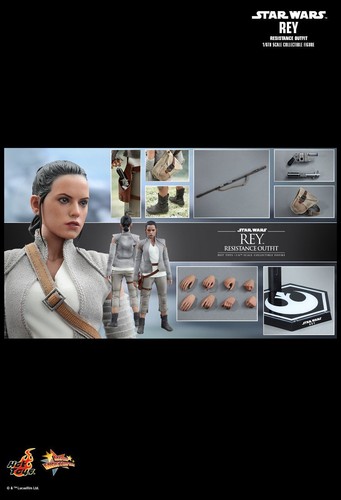Hot Toys 1/6 Star Wars VII 7 The Force Awaken Rey Resistance Outfit MMS377 Japan - Picture 4 of 12