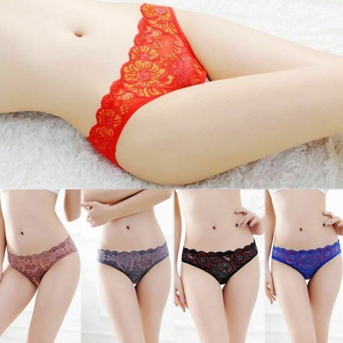 ☆USA☆ Sexy Women Lace Thong G-string Panties Lingerie Underwear Crotchles T-back - Picture 2 of 26