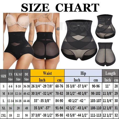 Womens Slim Shapewear Tummy Control Belly All-Day High Waisted Body Shaper Panty - Picture 19 of 23