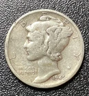 1945-S Micro S Mercury Silver Dime