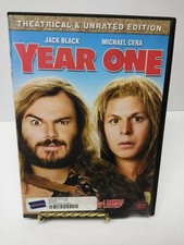 Year One DVD 2009 Theatrical  Unrated Edition Jack Black Michael Cera