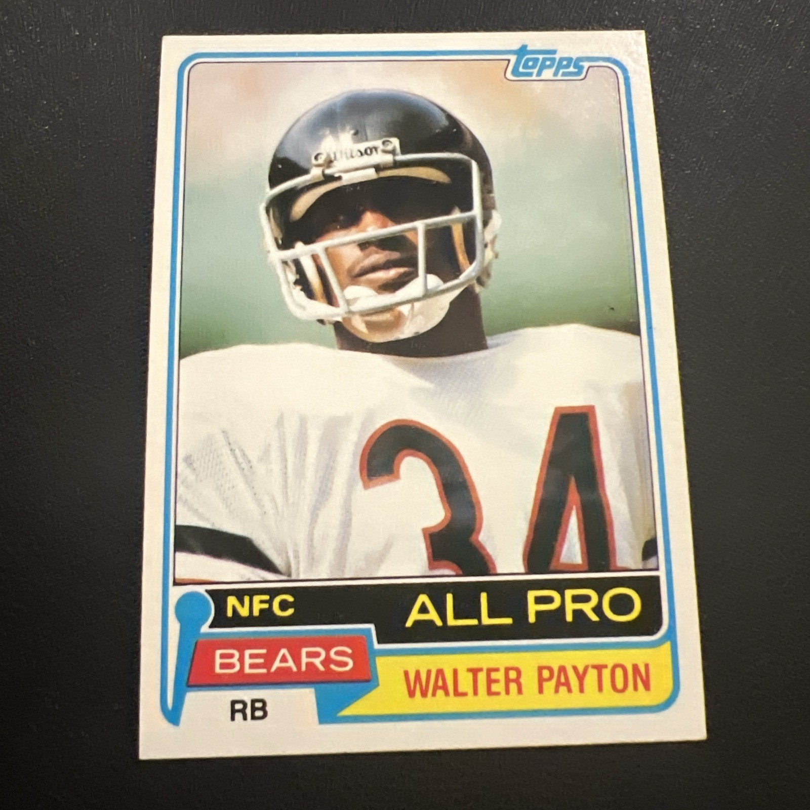 1981 Topps Football #400 Walter Payton EX MINT