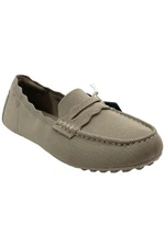 Skechers Women's Cleo Driver Knit Penny Loafers Power Couples Taupe