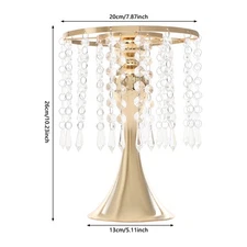 10PCS Flower Stands, 10.23" Tall Crystal?Flower Stand, Flower Arrangement Stand