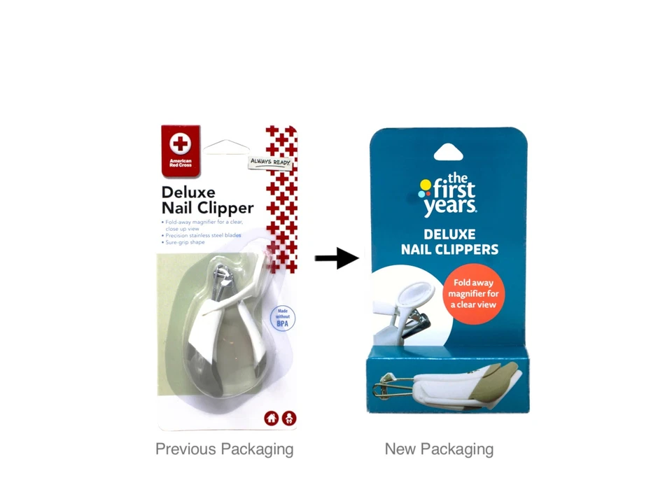 Cortador de unhas The First Years American Red Cross Deluxe com lupa - Imagem 4 de 4