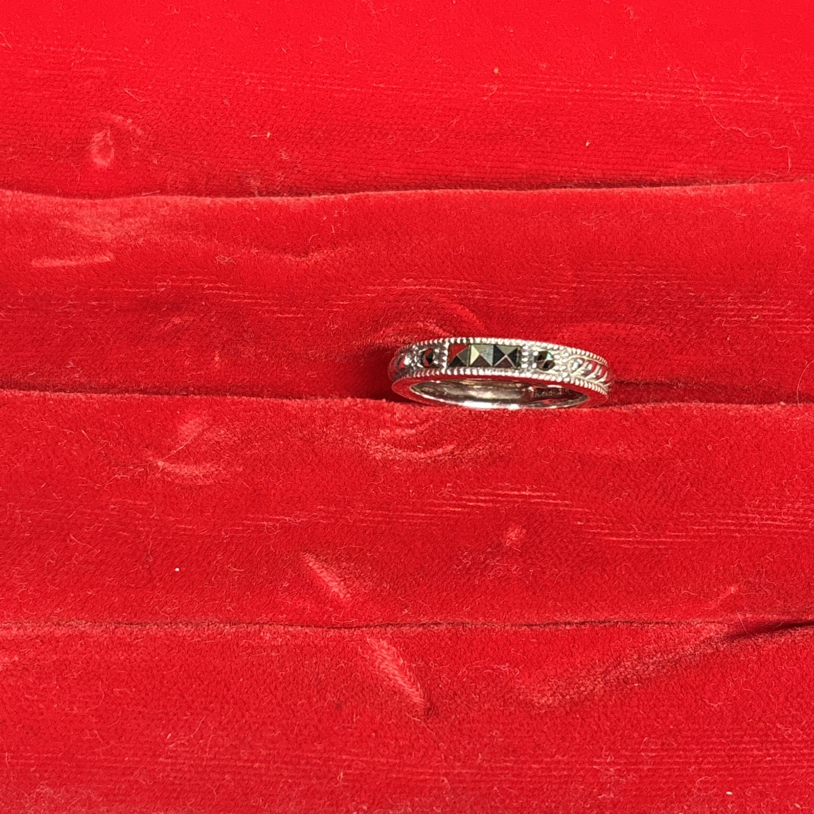 Judith Jack ring Size 5 stackable twisted rope Ma… - image 3