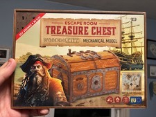 Wooden.City 3D Escape Room Puzzle Treasure Chest Mechanical Model Ages 14