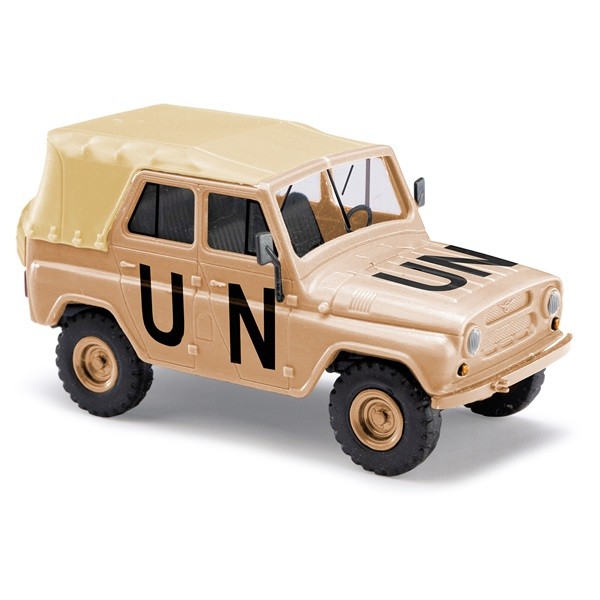 Busch 52123 - H0 - UAZ 469, UN - New