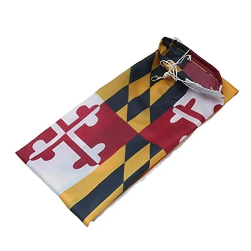 Paquete de 2 calcetines de viento a rayas banderas del estado de Estados Unidos con bandera de Maryland para patio y - Imagen 5 de 7