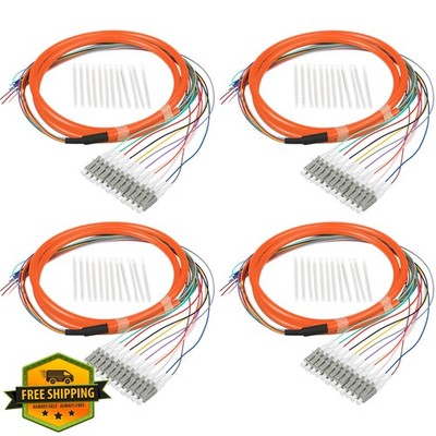Duogalia 4-Pack LC/OM2 Fiber Optic Pigtail